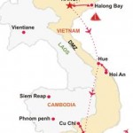 Vietnam Tour Map